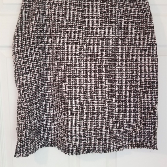CHICO'S Tweed Fringed Skirt NWT Large (chico's 2) - Picture 5 of 7